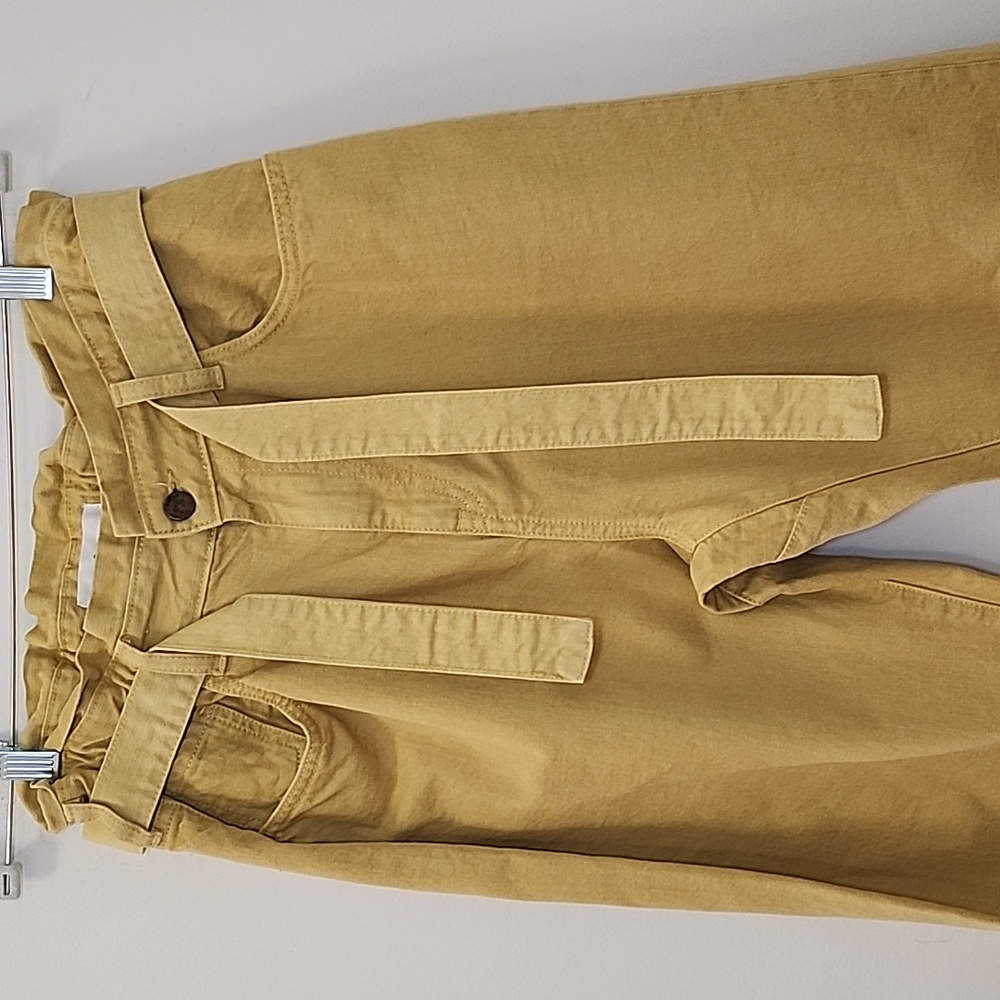 Ba&sh Paperbag Lady pants Jalia yellow buttery Size 2 - Picture 6 of 16